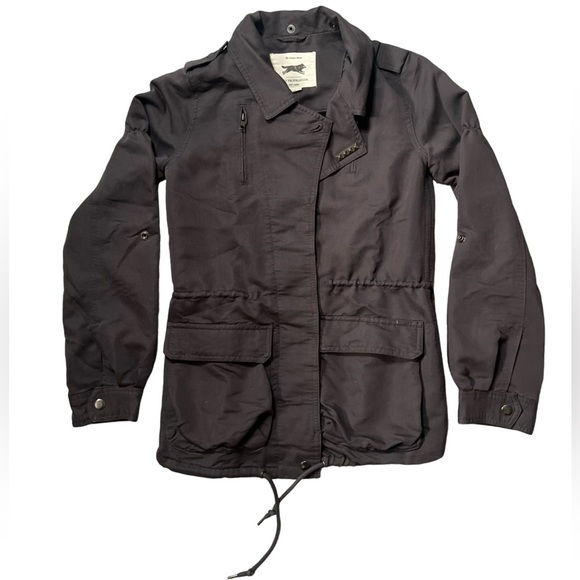 Obey Jackets & Blazers - Obey Women’s Grey Utility Jacket with Detachable Hood
